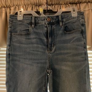 American Eagle Outfitters Jeans  Super HI-Rise Jegging Size 10 LONG